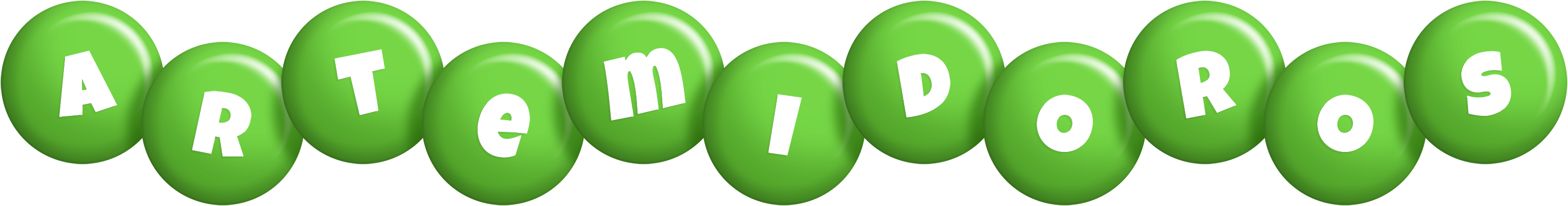 Artemidoros candy-green logo