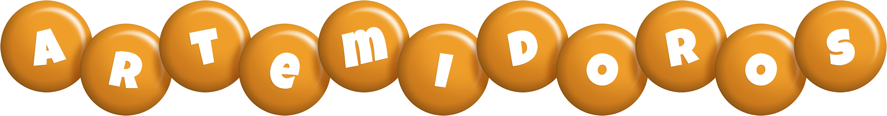 Artemidoros candy-orange logo