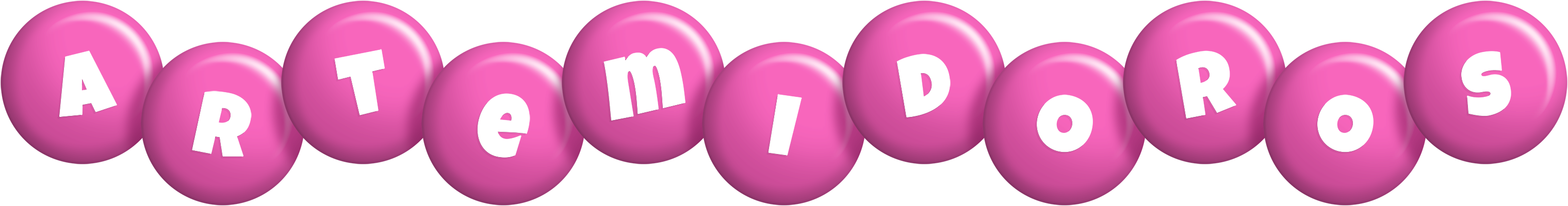 Artemidoros candy-pink logo