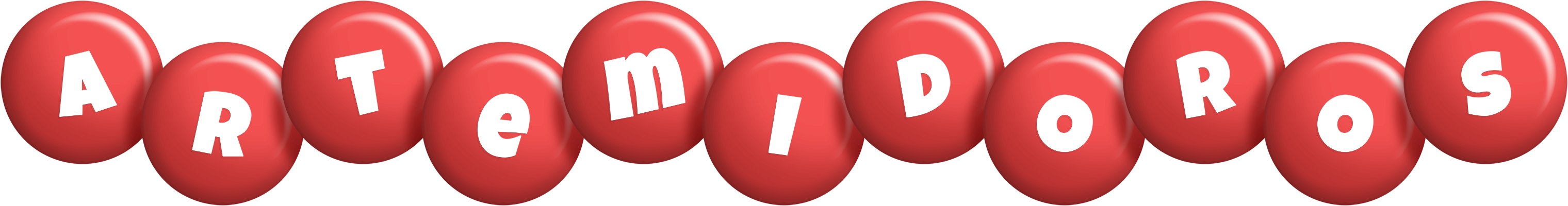 Artemidoros candy-red logo