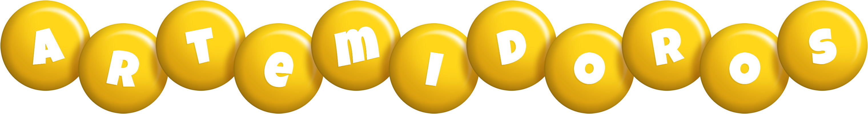 Artemidoros candy-yellow logo