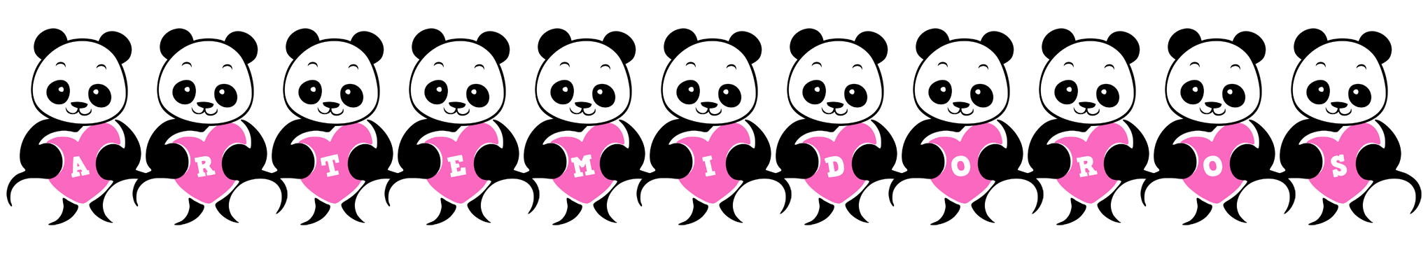 Artemidoros love-panda logo