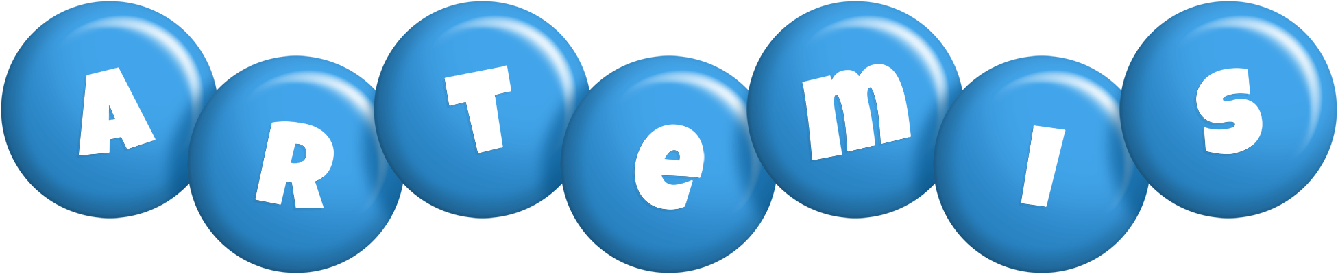 Artemis candy-blue logo