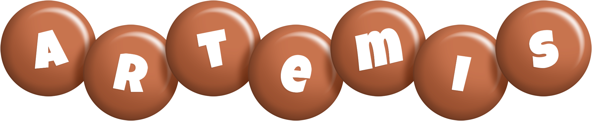 Artemis candy-brown logo
