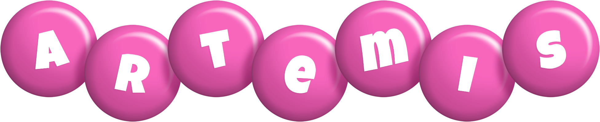 Artemis candy-pink logo
