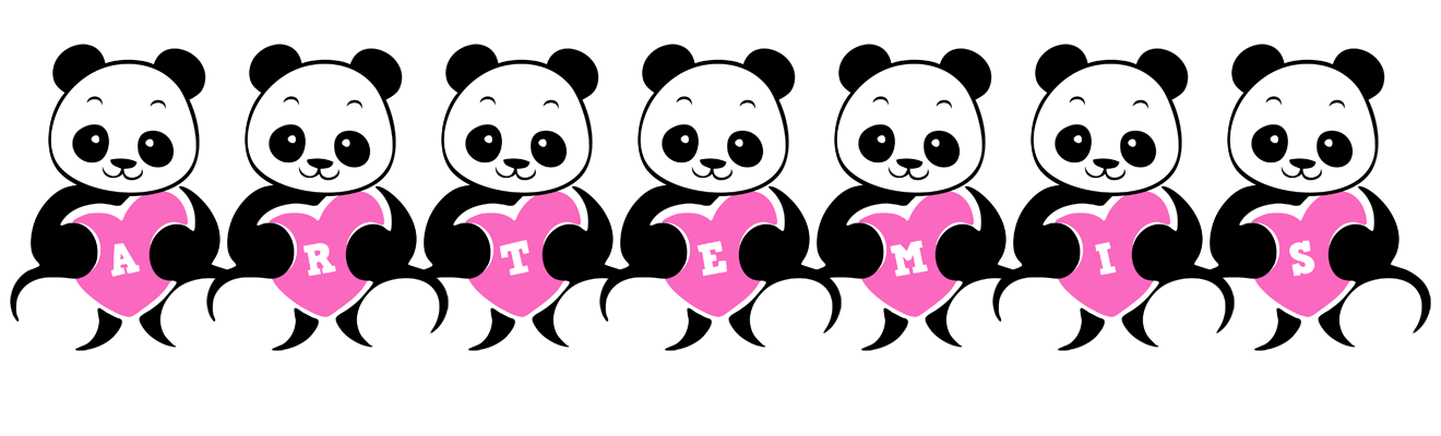 Artemis love-panda logo