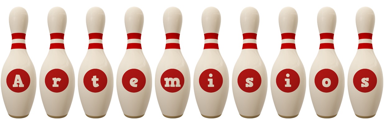 Artemisios bowling-pin logo