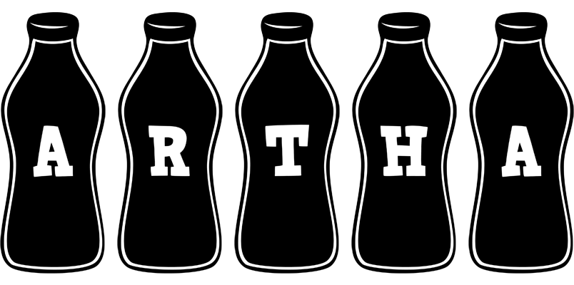Artha bottle logo