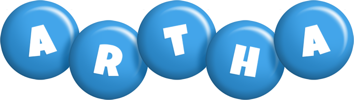 Artha candy-blue logo