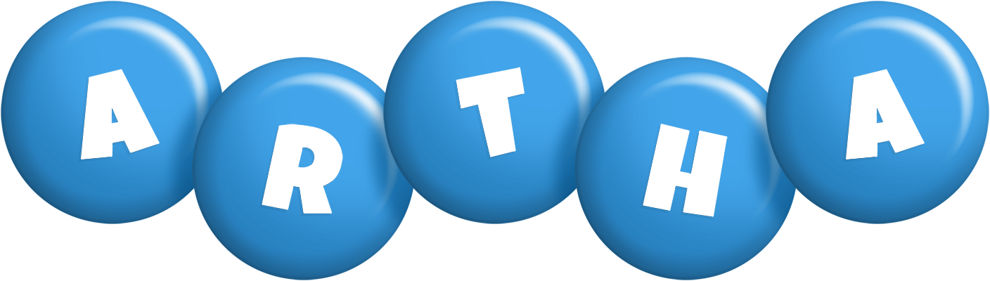 Artha candy-blue logo