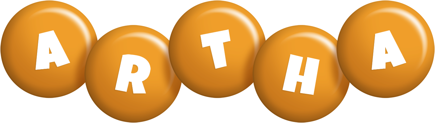 Artha candy-orange logo