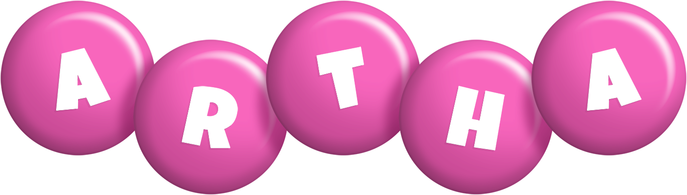 Artha candy-pink logo