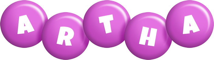 Artha candy-purple logo