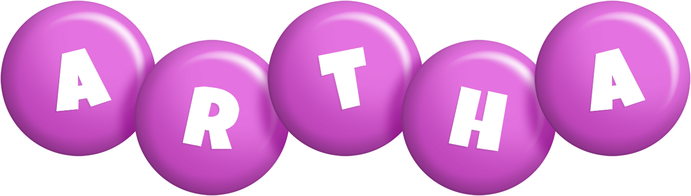 Artha candy-purple logo