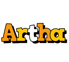 Artha cartoon logo