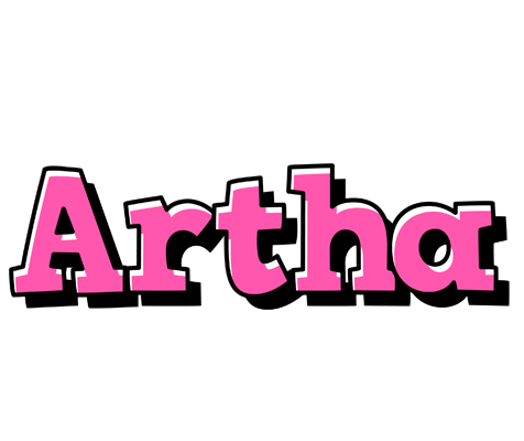 Artha girlish logo