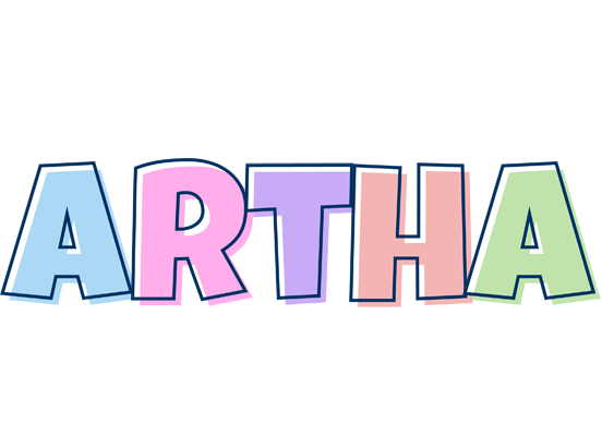 Artha pastel logo