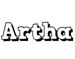 Artha snowing logo