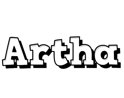 Artha snowing logo
