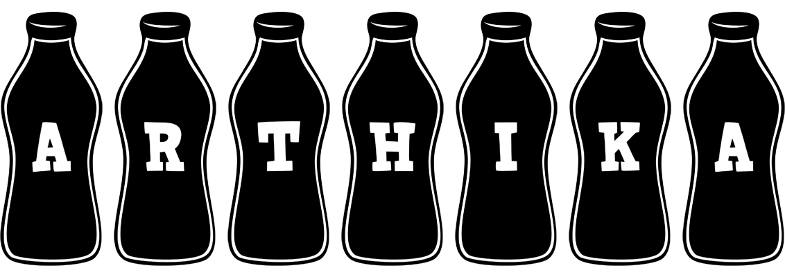 Arthika bottle logo