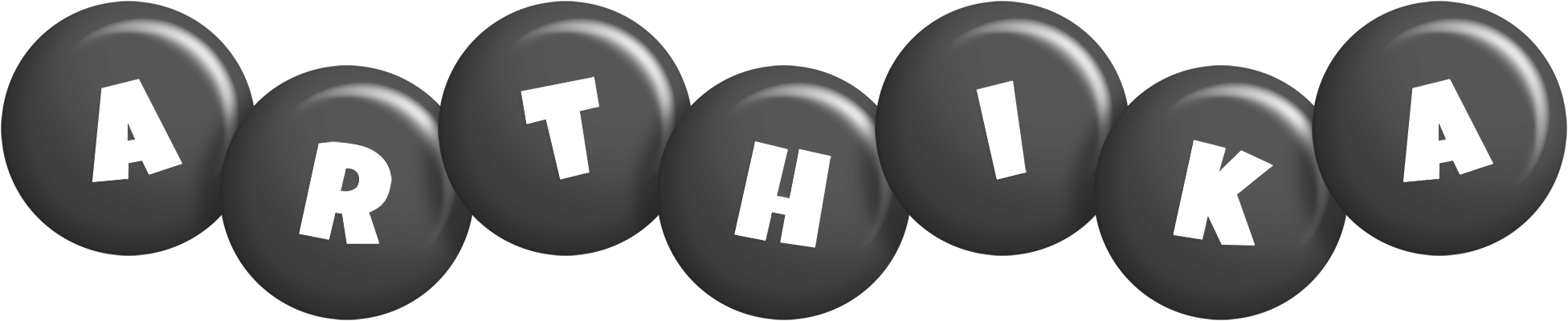 Arthika candy-black logo