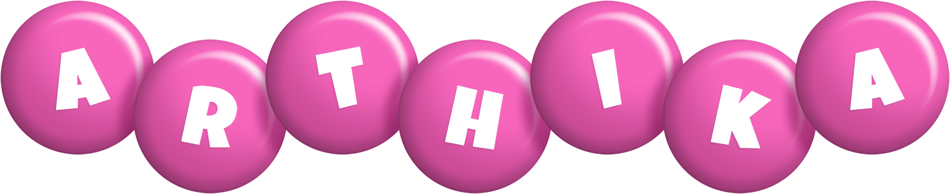 Arthika candy-pink logo