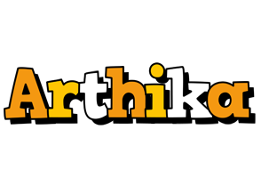 Arthika cartoon logo