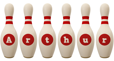 Arthur bowling-pin logo