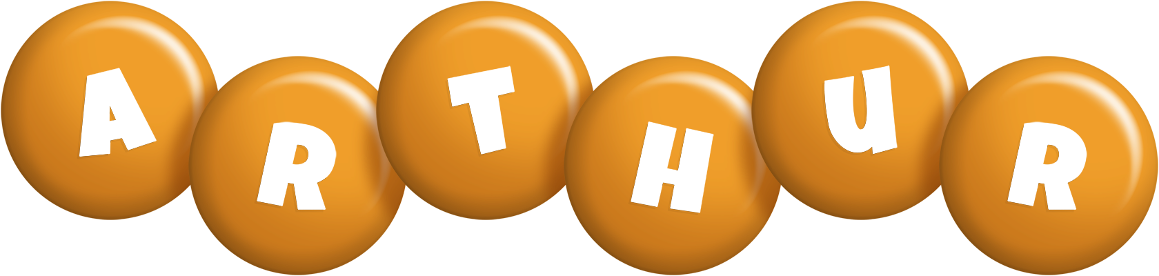 Arthur candy-orange logo