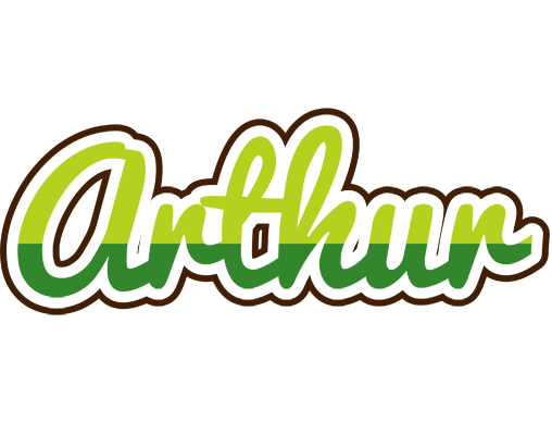 Arthur golfing logo