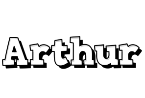 Arthur snowing logo