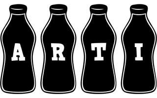Arti bottle logo