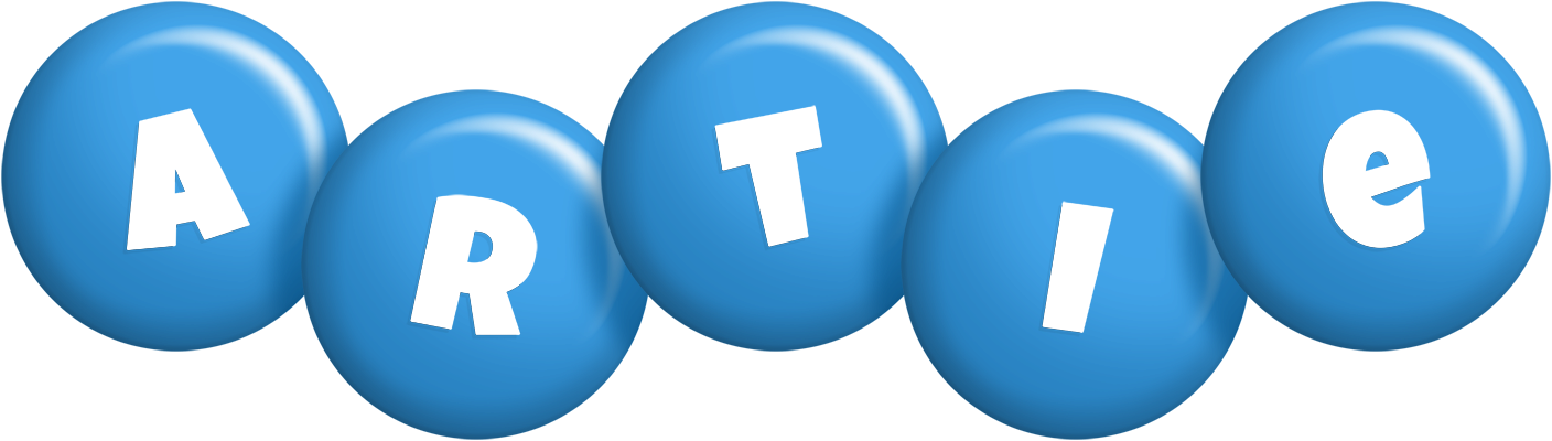Artie candy-blue logo