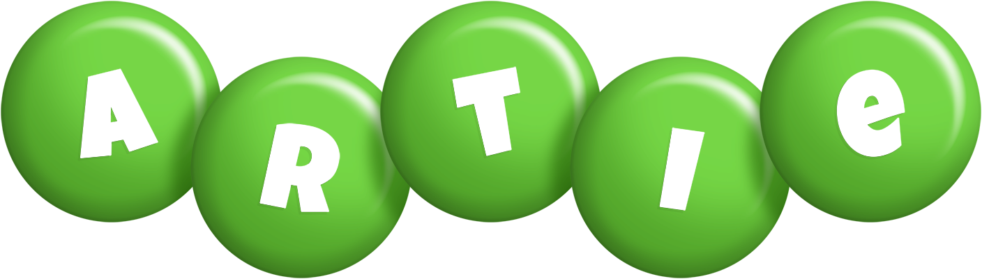 Artie candy-green logo