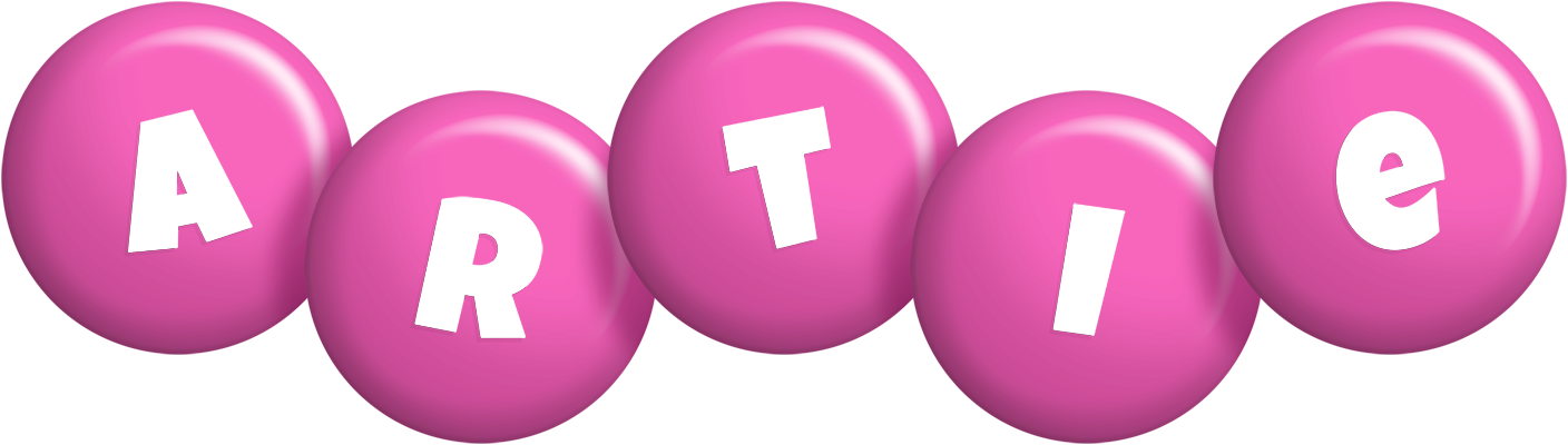 Artie candy-pink logo