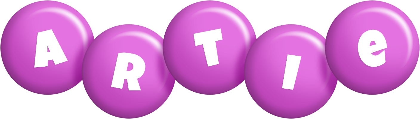 Artie candy-purple logo