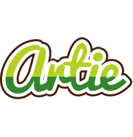 Artie golfing logo