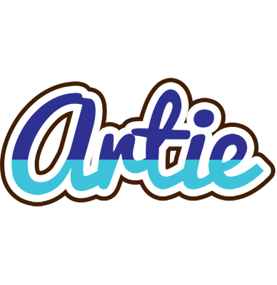 Artie raining logo