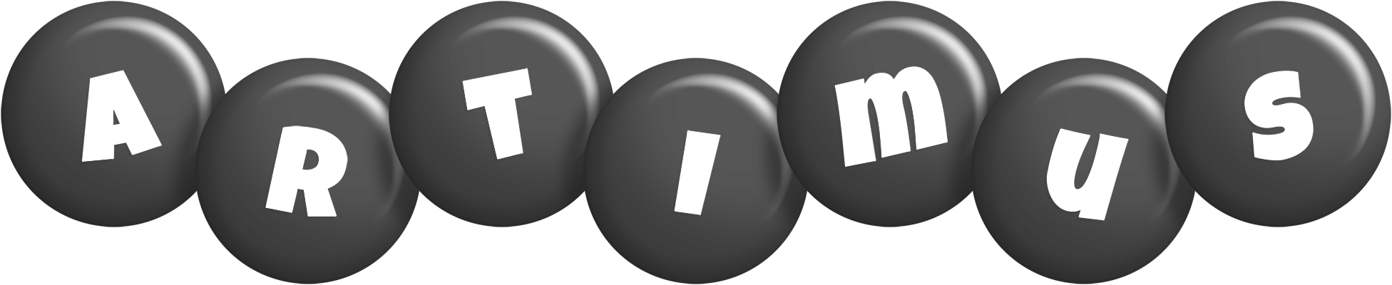 Artimus candy-black logo