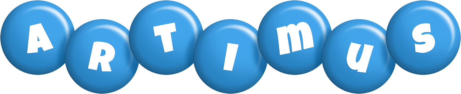 Artimus candy-blue logo