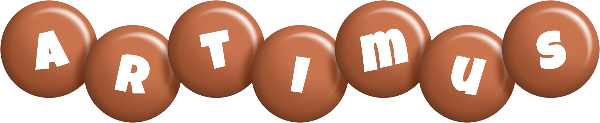Artimus candy-brown logo