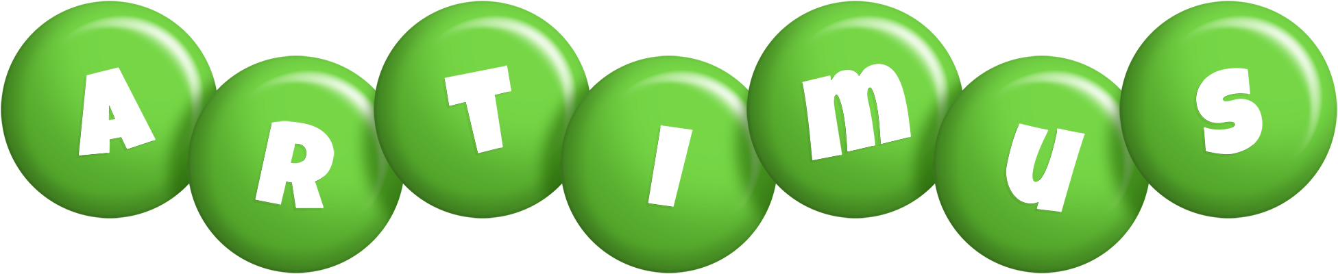 Artimus candy-green logo