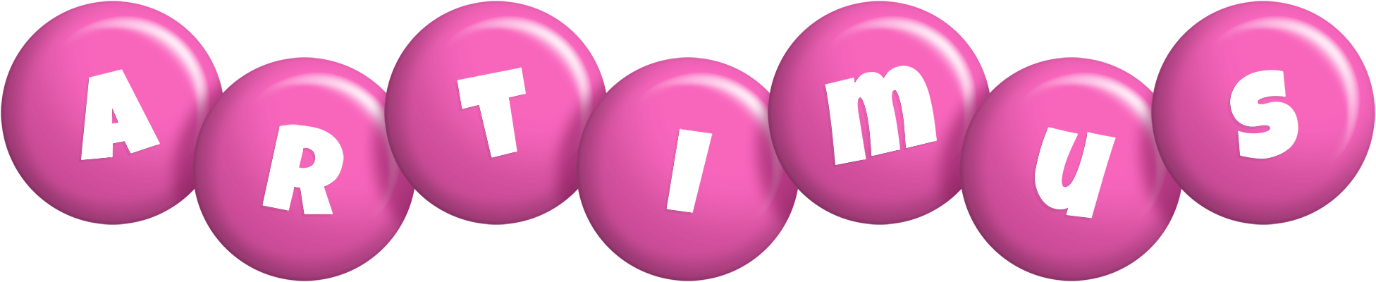 Artimus candy-pink logo