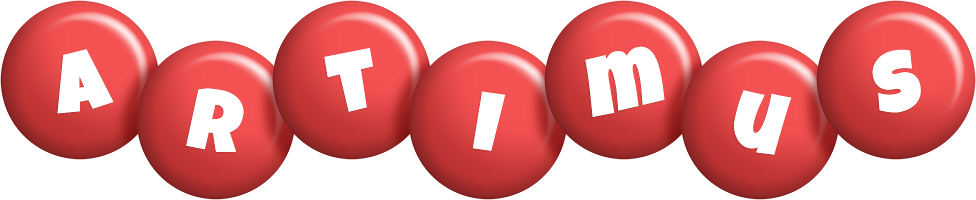 Artimus candy-red logo