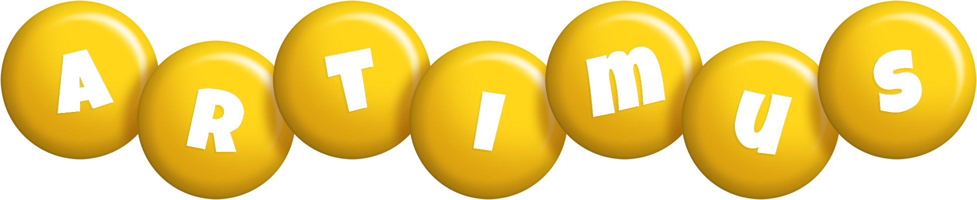 Artimus candy-yellow logo