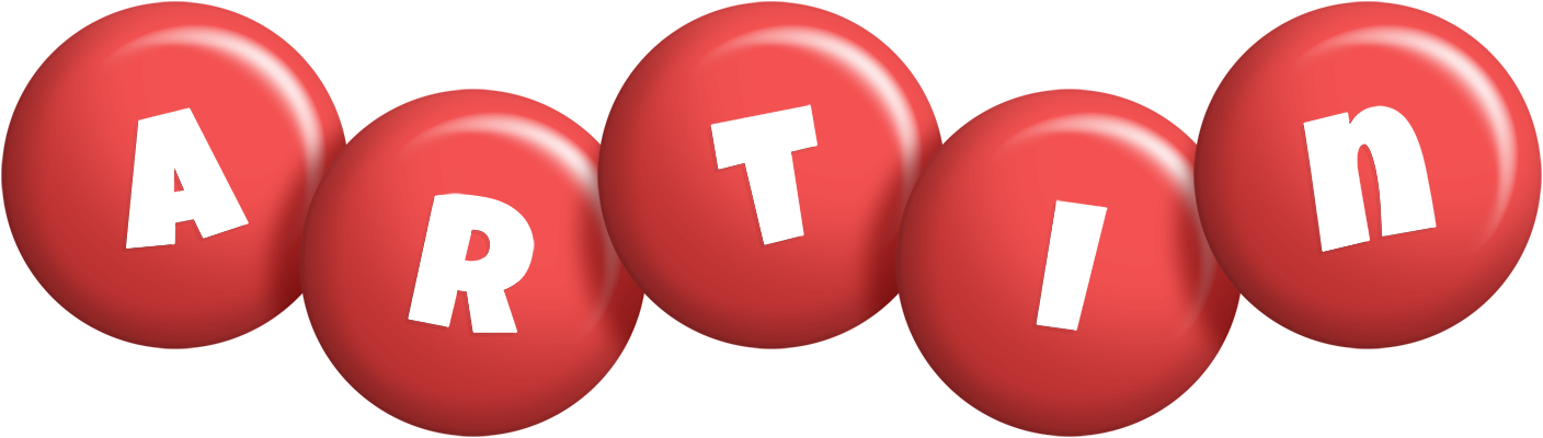 Artin candy-red logo
