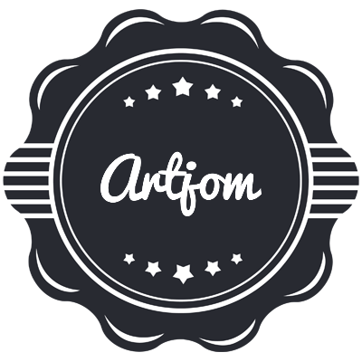 Artjom badge logo
