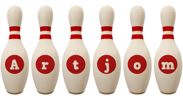 Artjom bowling-pin logo