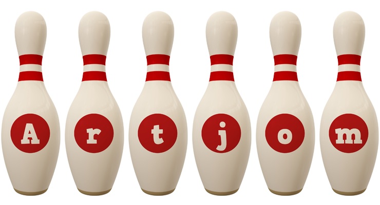 Artjom bowling-pin logo