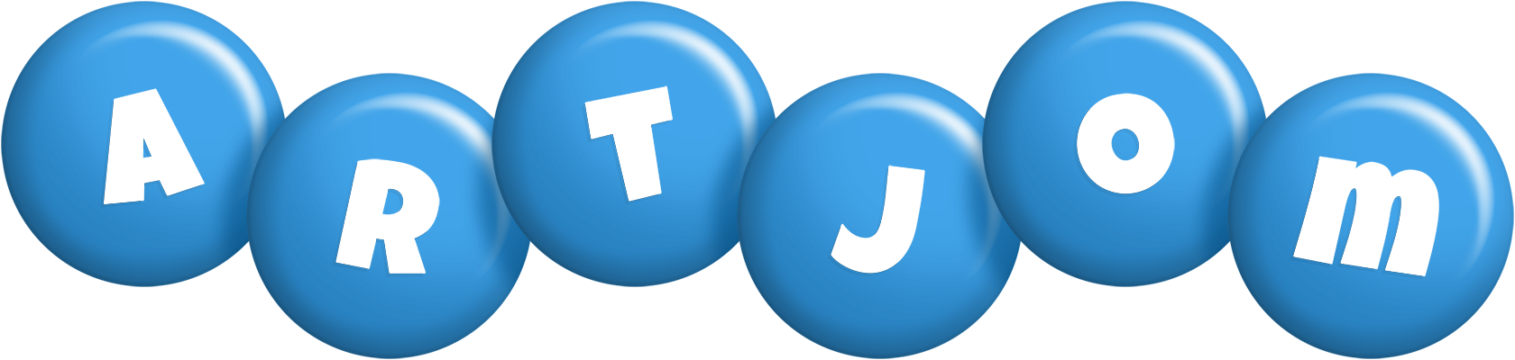 Artjom candy-blue logo